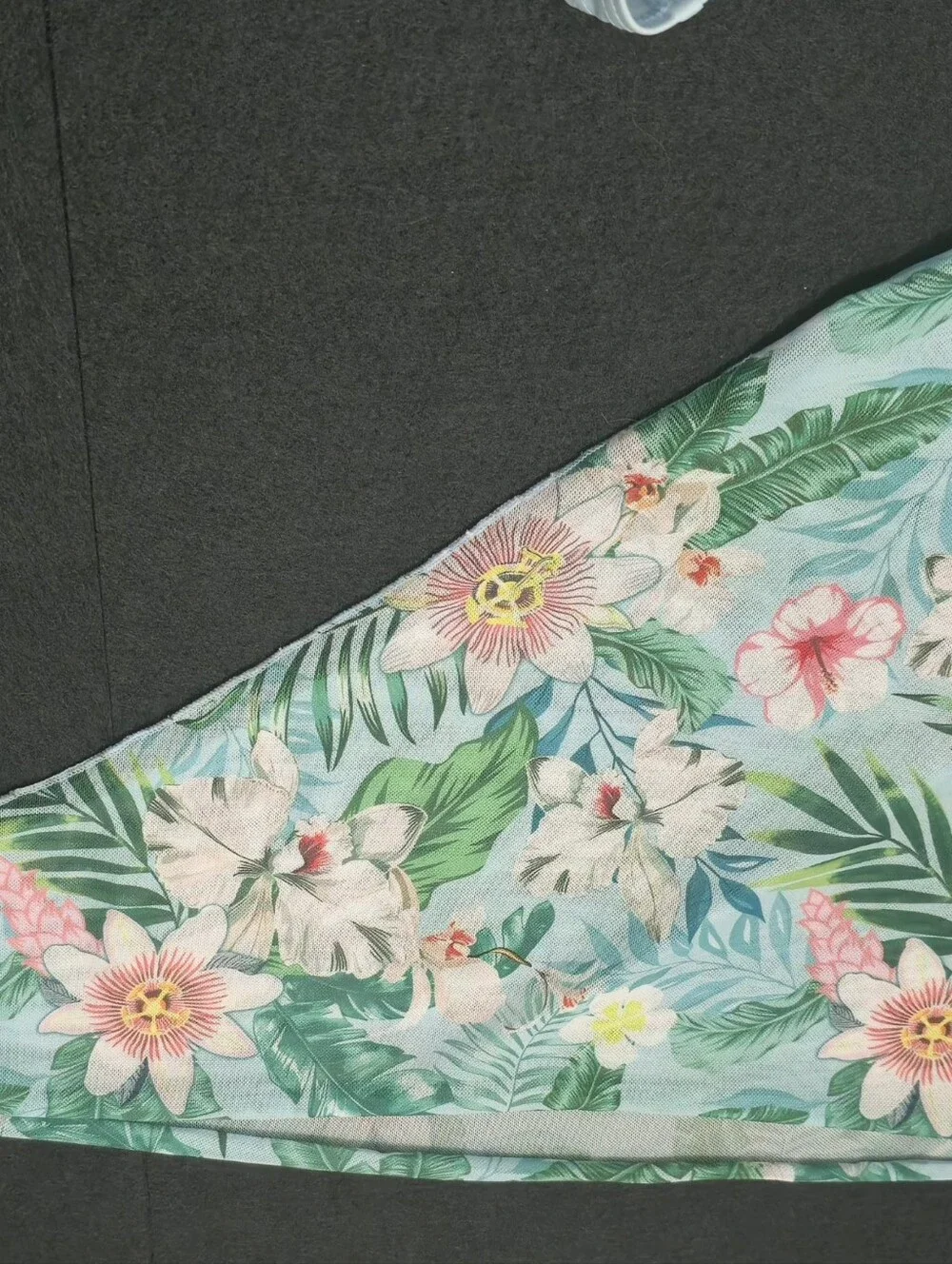 Youth Girls Size 10 Tropical Bikini Set with Matching Sarong